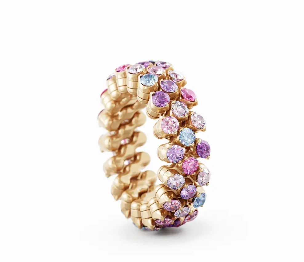 Serafino Consoli ring kleuren mix